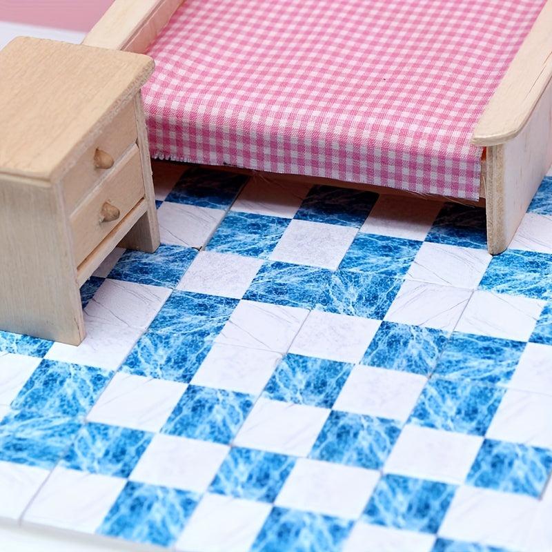 Transform Your Home with 9-Piece Dollhouse Floor Tiles