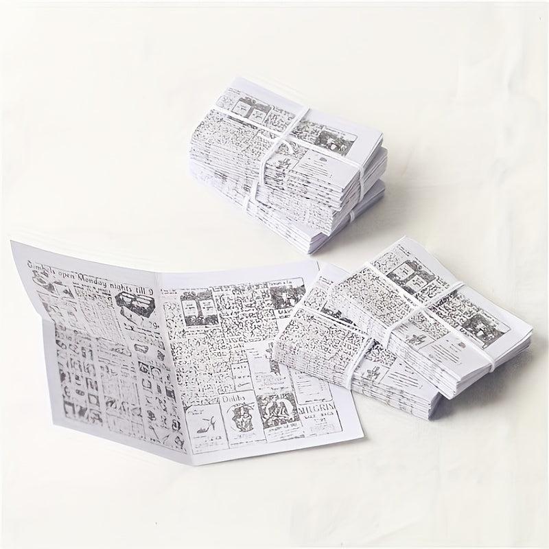 Newspaper Toy DIY Dollhouse Scene Decoration Prop for Enthusiasts