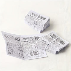 Newspaper Toy DIY Dollhouse Scene Decoration Prop for Enthusiasts