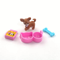 9pcs Mini Doll Accessories Pet Dog House Cattery Play House Toy