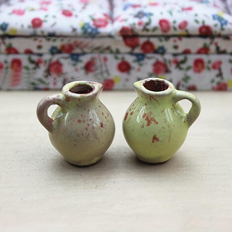 1:12 Ceramic Vase Dollhouse DIY Decor