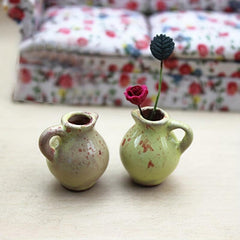 1:12 Ceramic Vase Dollhouse DIY Decor