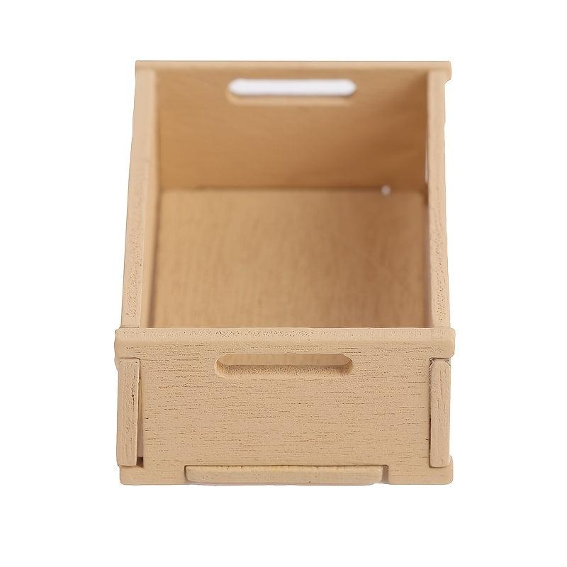 Mini Wood Frame Fruit Frame Model Scene Decoration Ornament