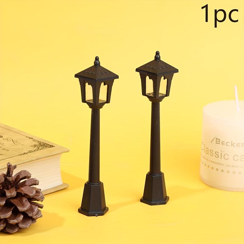 Mini Street Lamp Dollhouse Christmas Decoration
