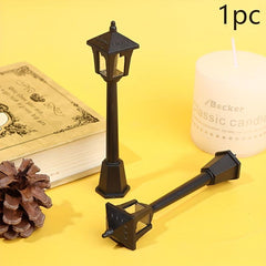 Mini Street Lamp Dollhouse Christmas Decoration