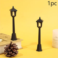 Mini Street Lamp Dollhouse Christmas Decoration