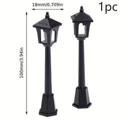 Mini Street Lamp Dollhouse Christmas Decoration