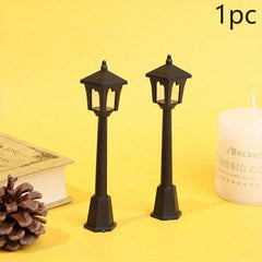 Mini Street Lamp Dollhouse Christmas Decoration