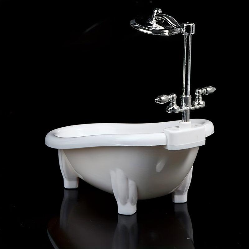 Mini Bathtub Furniture Toy for Dollhouse Decoration