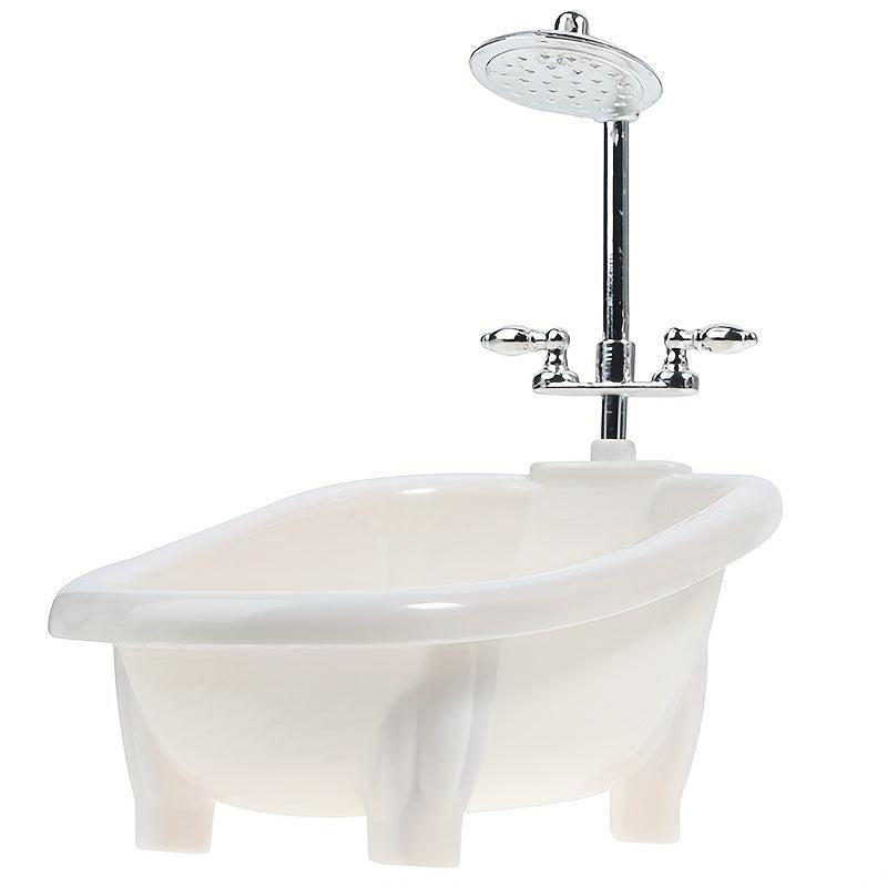 Mini Bathtub Furniture Toy for Dollhouse Decoration