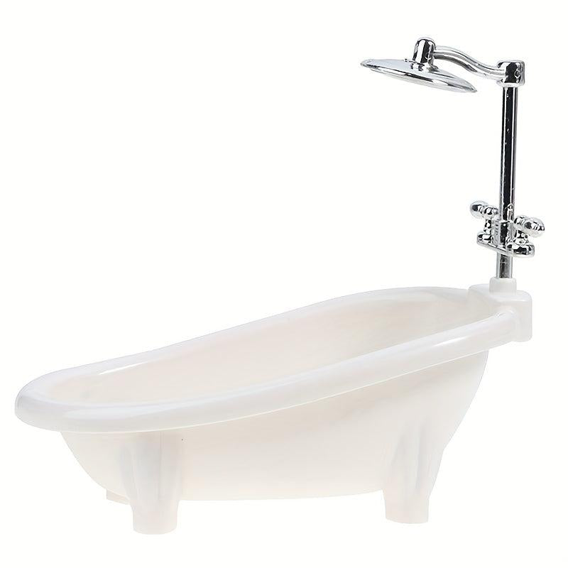 Mini Bathtub Furniture Toy for Dollhouse Decoration