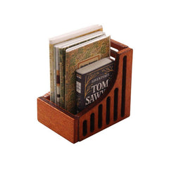 Dollhouse Furniture Bookcase Shelf Storage 1:12 Model