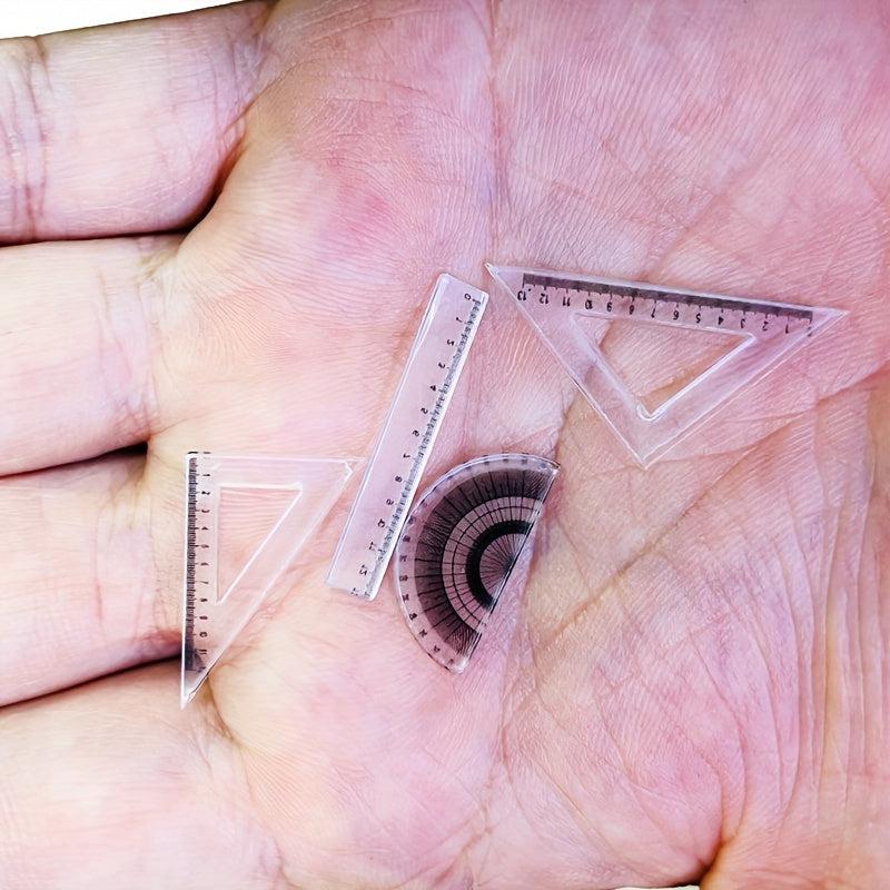 Dollhouse Mini Triangle Ruler Simulation Micro Creative Learning Supplies