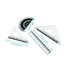 Dollhouse Mini Triangle Ruler Simulation Micro Creative Learning Supplies