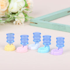 Dollhouse Mini Pet Water Dispenser Furniture Decor Ornaments Pretend Play Toys
