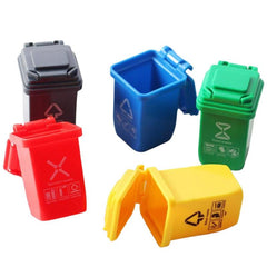 Mini Trash Can Waste Container for Dollhouse Fairy Garden
