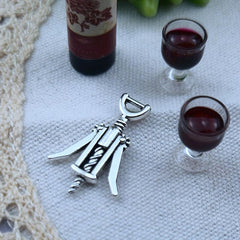 Mini Red Wine Bottle Opener for Dollhouse