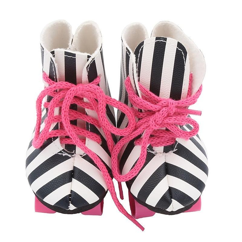 Roller Skate Fun for Kids 18 Dolls Shoes & Access...