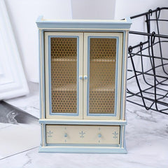 1:12 Dollhouse Kitchen Furniture Cupboards Display Cabinet