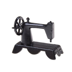 Mini Dollhouse Metal Sewing Machine Ornament