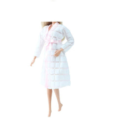 Doll Bathrobe Homewear Set - Daily Bathing Wear Clothes for 11 8inch Doll