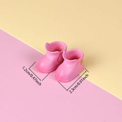 1/12 Doll Star Rain Boots Casual Rubber Shoes