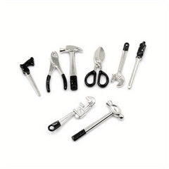 1:12 Scale Metal Hand Tools Set Dolls House Accessories