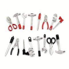 1:12 Scale Metal Hand Tools Set Dolls House Accessories