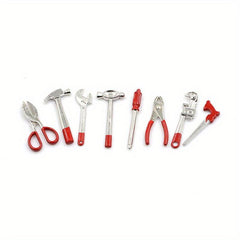 1:12 Scale Metal Hand Tools Set Dolls House Accessories