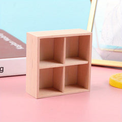1:12 Dollhouse Wood Display Cabinet Storage Showcase Model