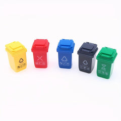 Dollhouse Mini Trash Can Scene Model Shooting Props Decoration DIY Handicrafts
