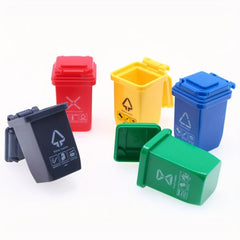 Dollhouse Mini Trash Can Scene Model Shooting Props Decoration DIY Handicrafts