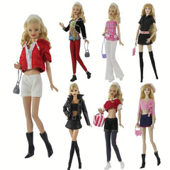 30 Doll Dress Shoes Bag Set for Princess Series Doll Model Outfit