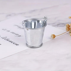 Dollhouse Metal Bucket Mini Kitchen Decoration Toy