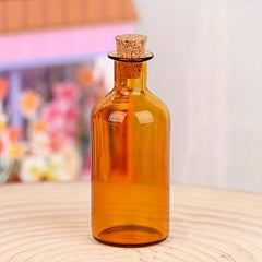 1/12 Dollhouse Glass Bottle with Cork Cover - Storage & Toy Accessory