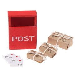 1:12 Dollhouse Miniature Mailbox Set