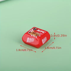 5 Mini Burger Boxes 1:12 Dollhouse Kitchen Food Scene Model Decor Pretend Toys