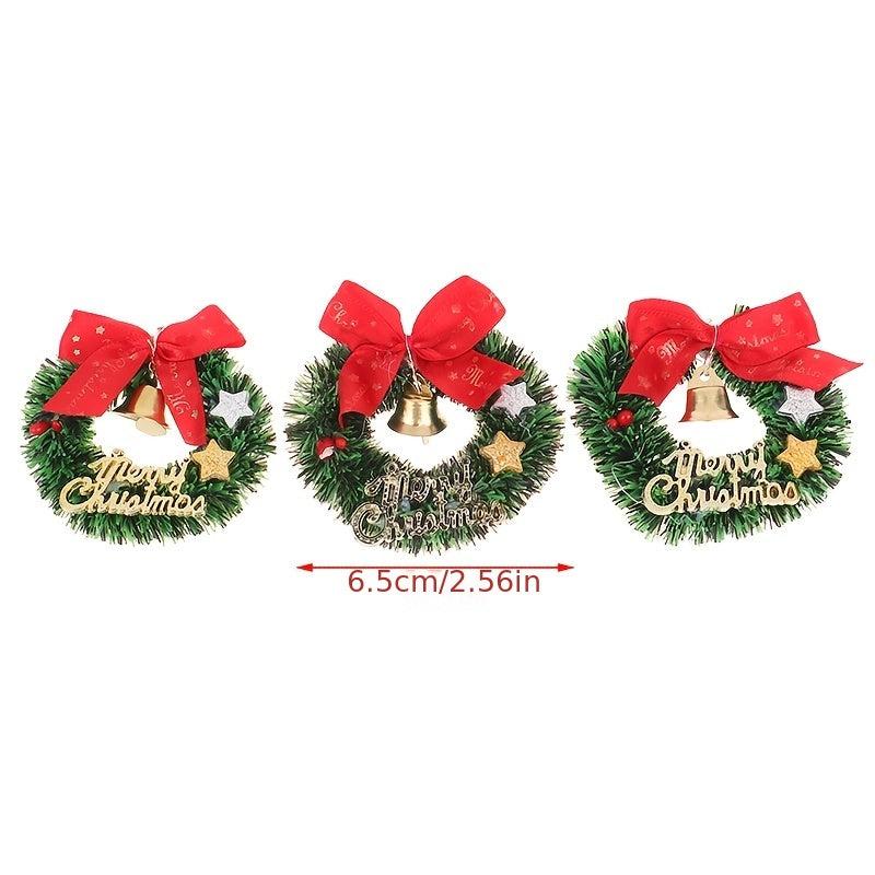 1:12 Dollhouse Christmas Garland Wreath Model Decor Toy