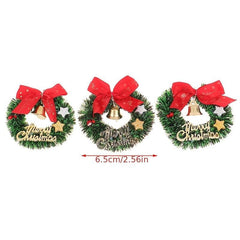 1:12 Dollhouse Christmas Garland Wreath Model Decor Toy