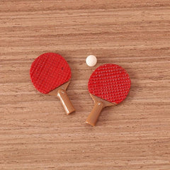Dollhouse Table Tennis Racket Model DIY Accessories