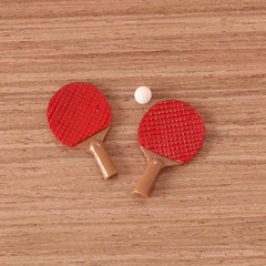 Dollhouse Table Tennis Racket Model DIY Accessories