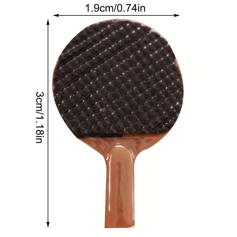 Dollhouse Table Tennis Racket Model DIY Accessories