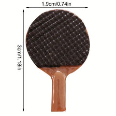 Dollhouse Table Tennis Racket Model DIY Accessories