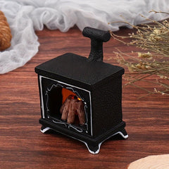 Dollhouse Mini Fireplace Firewood Furniture Model