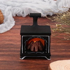 Dollhouse Mini Fireplace Firewood Furniture Model