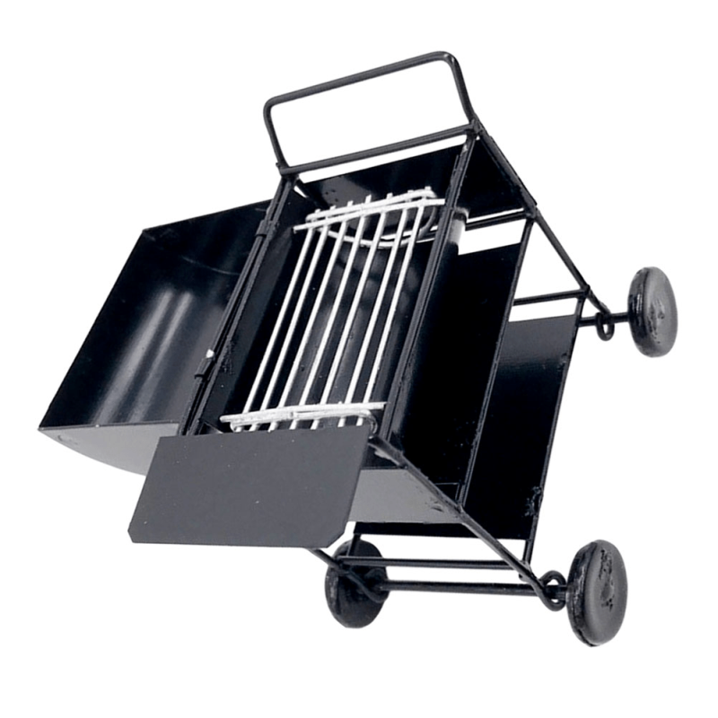 BBQ Grill House Toy Outdoor Cooking Model for Decorations
