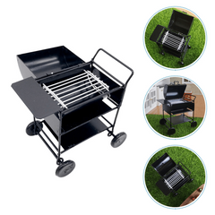 BBQ Grill House Toy Outdoor Cooking Model for Decorations