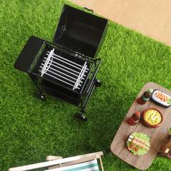 BBQ Grill House Toy Outdoor Cooking Model for Decorations