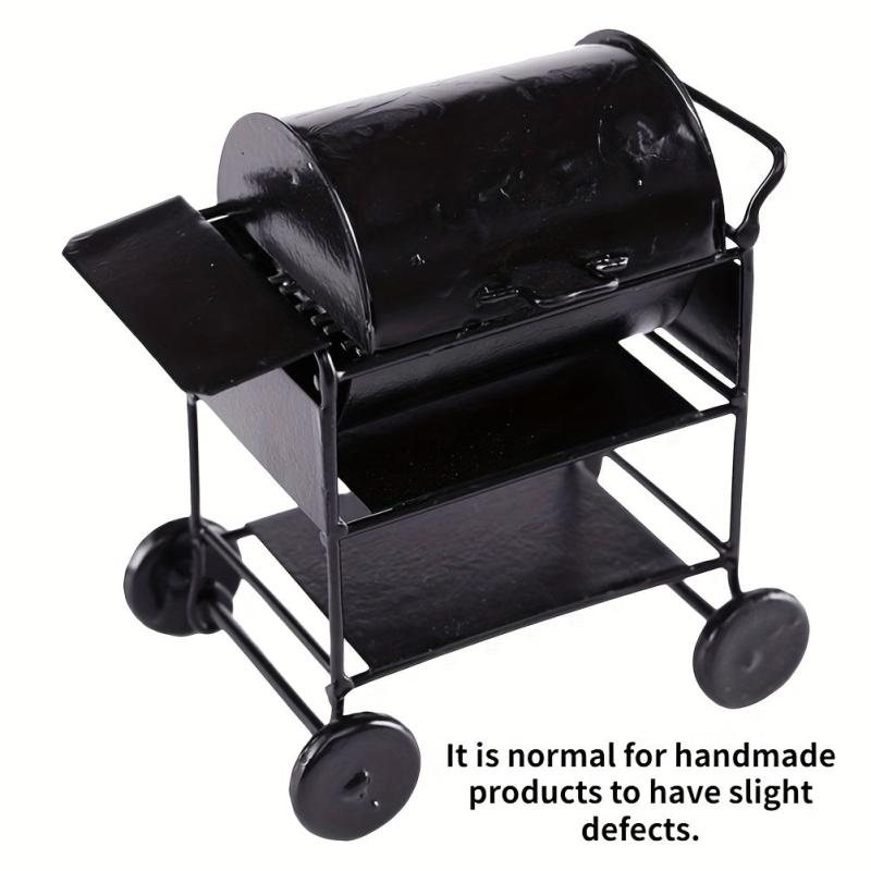 BBQ Grill House Toy Outdoor Cooking Model for Decorations