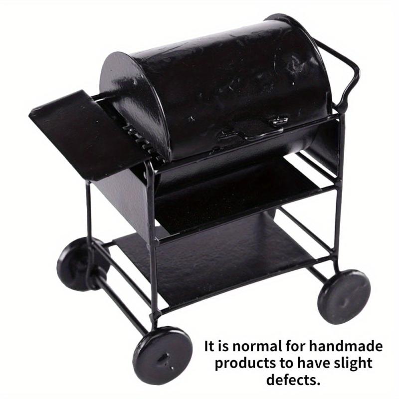 BBQ Grill House Toy Outdoor Cooking Model for Decorations
